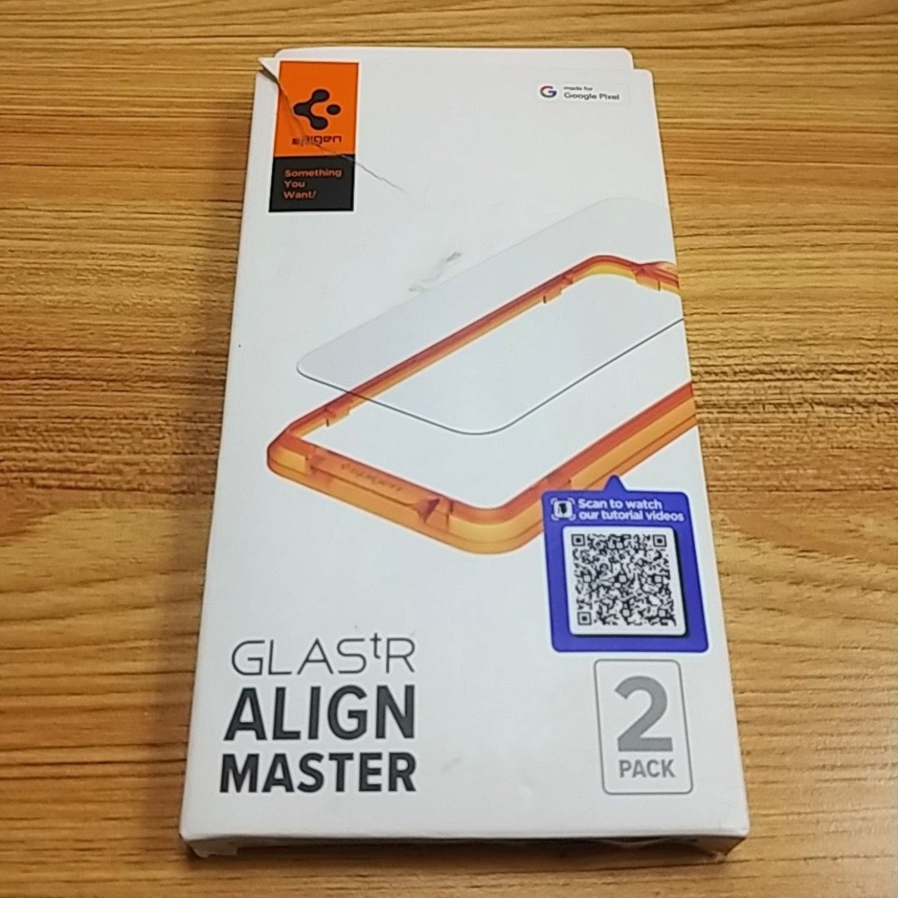 Spigen Google Pixel 8a Screen Protector 2 Pack AlignMaster‎ GLAS.tR AGL07464